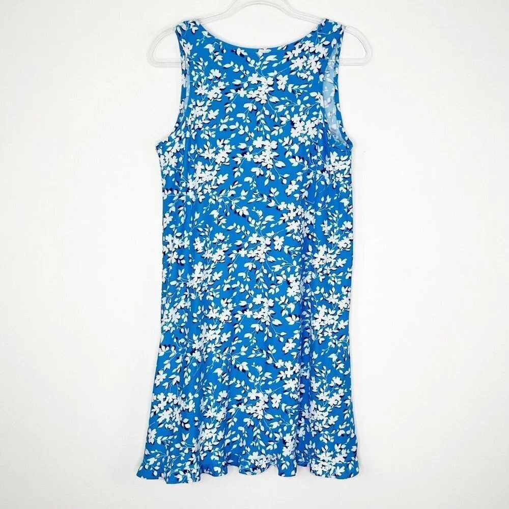 Draper James‎ Blue Floral Nightgown Womens Size Small Medium Nightie Sleepwear